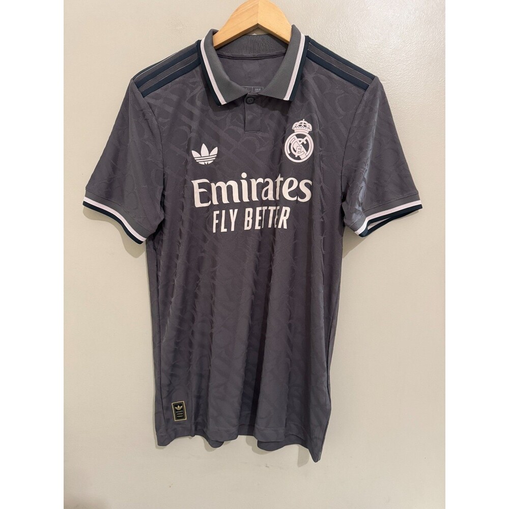 Adidas Real Madrid 24/25 Third Authentic Match Jersey Soccer Football Men Size M